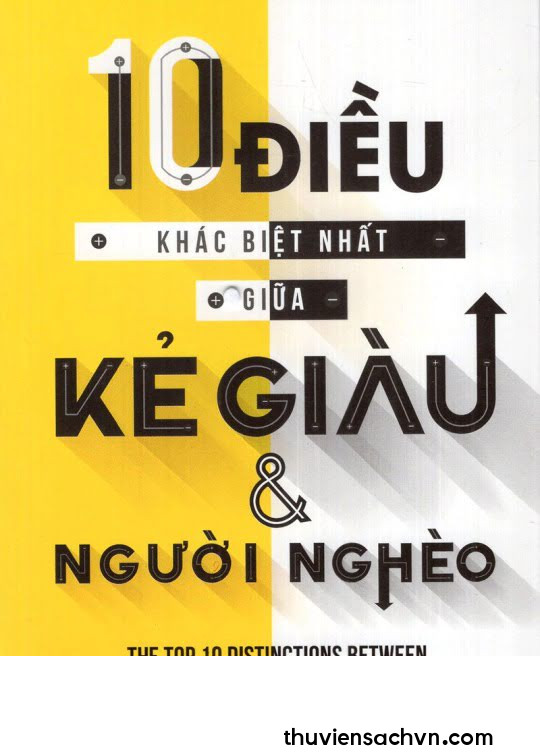 10 ĐIỀU KHÁC BIỆT NHẤT GIỮA KẺ GIÀU VÀ NGƯỜI NGHÈO