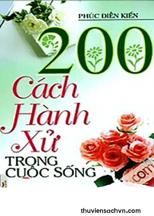 200 CÁCH HÀNH XỬ TRONG CUỘC SỐNG