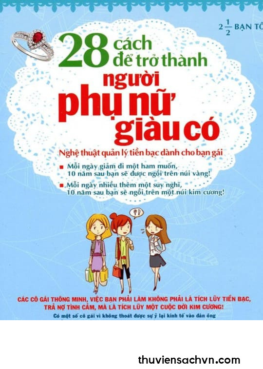 28 CÁCH ĐỂ TRỞ THÀNH NGƯỜI PHỤ NỮ GIÀU CÓ