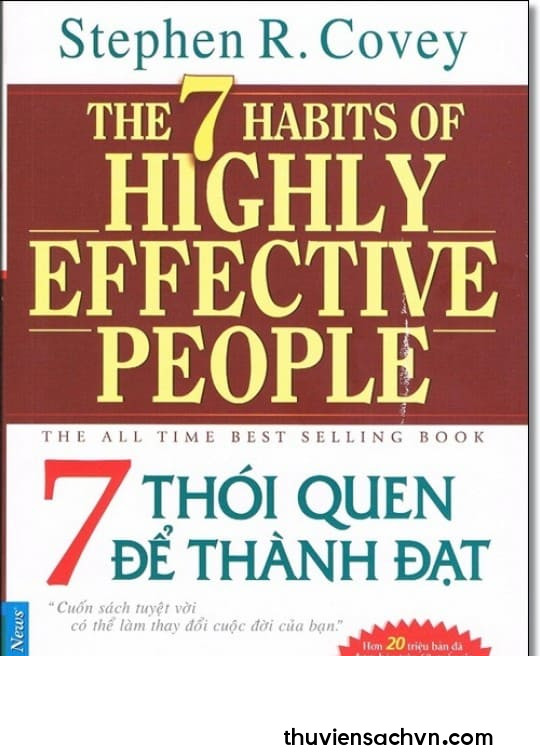 7 THÓI QUEN ĐỂ THÀNH ĐẠT