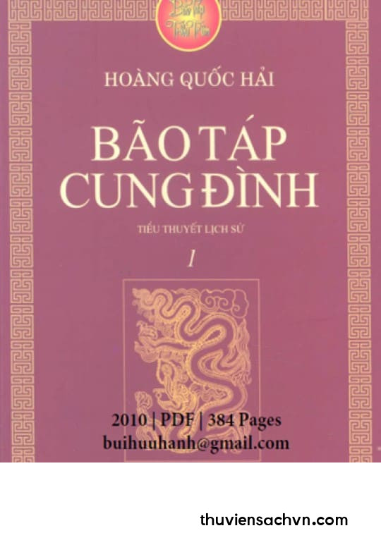 BÃO TÁP TRIỀU TRẦN TẬP 1 - BÃO TÁP CUNG ĐÌNH