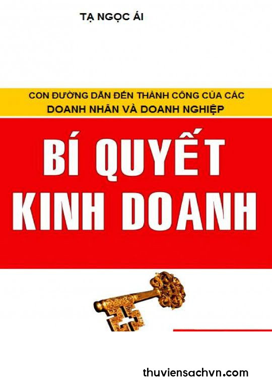 BÍ QUYẾT KINH DOANH