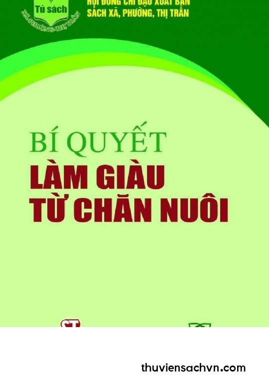 BÍ QUYẾT LÀM GIÀU TỪ CHĂN NUÔI