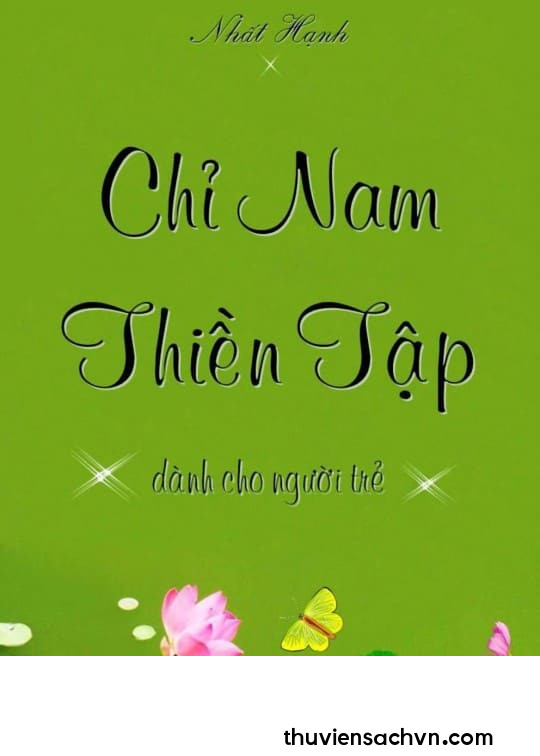 CHỈ NAM THIỀN TẬP DÀNH CHO NGƯỜI TRẺ