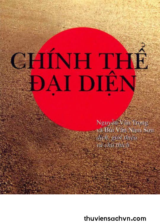 CHÍNH THỂ ĐẠI DIỆN