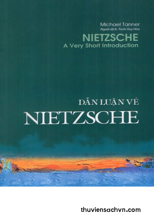 DẪN LUẬN VỀ NIETZSCHE