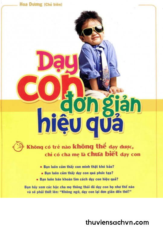 DẠY CON ĐƠN GIẢN HIỆU QUẢ