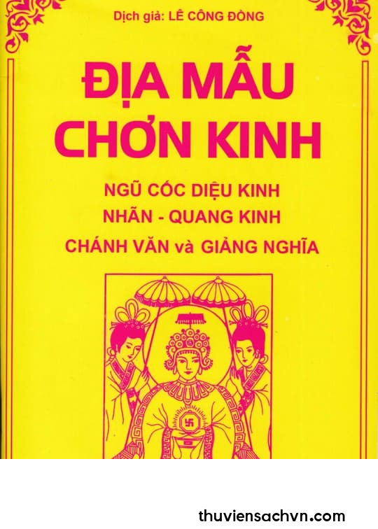 ĐỊA MẪU CHƠN KINH