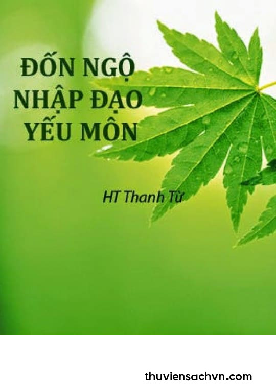 ĐỐN NGỘ NHẬP ĐẠO YẾU MÔN