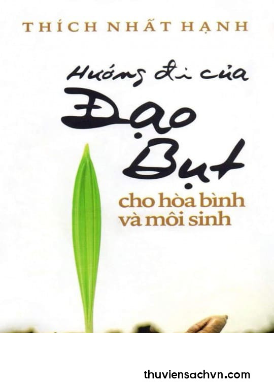 HƯỚNG ĐI CỦA ĐẠO BỤT CHO HÒA BÌNH VÀ MÔI SINH