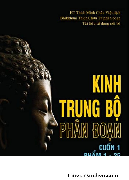 KINH TRUNG BỘ - TẬP 1