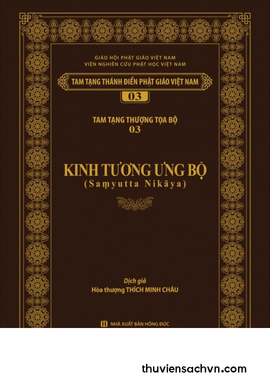 KINH TƯƠNG ƯNG BỘ - TẬP 1