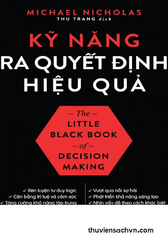 KỸ NĂNG RA QUYẾT ĐỊNH HIỆU QUẢ