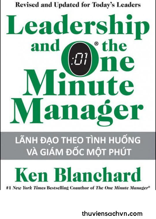 LÃNH ĐẠO THEO TÌNH HUỐNG VÀ GIÁM ĐỐC MỘT PHÚT