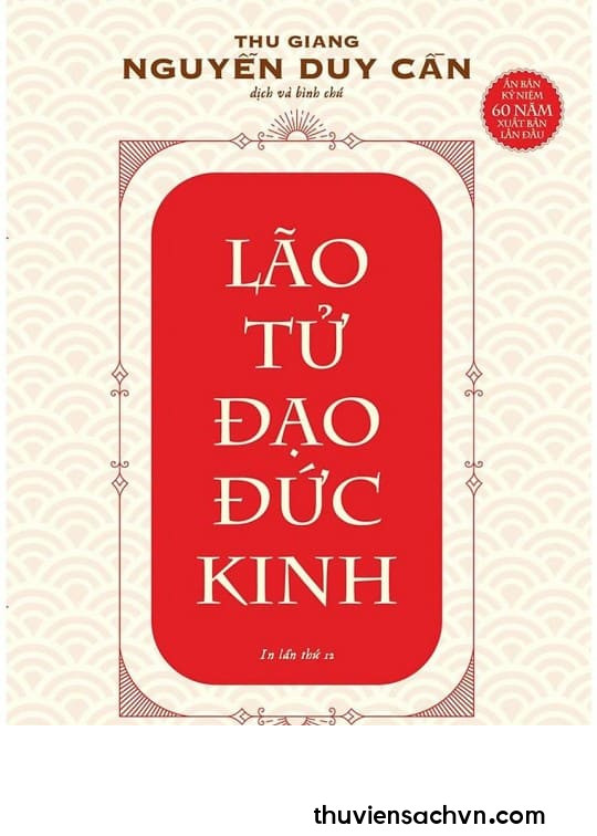 LÃO TỬ ĐẠO ĐỨC KINH