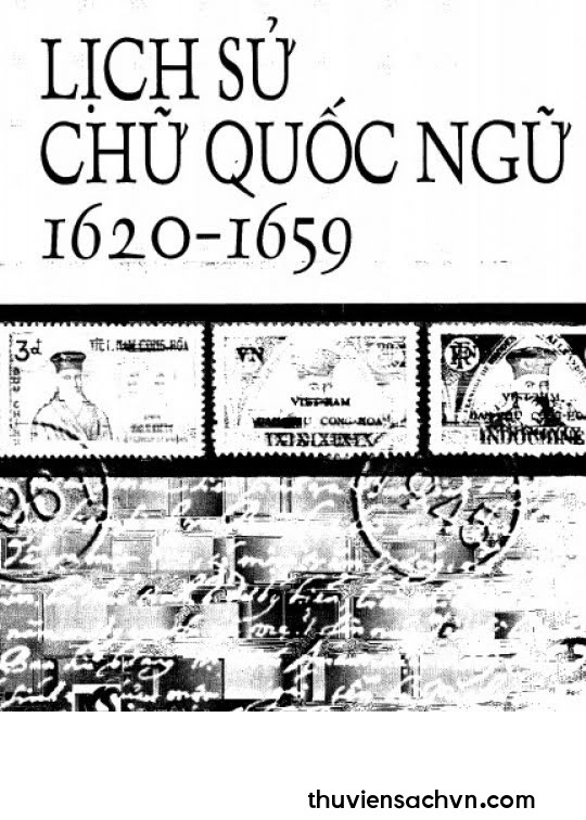 LỊCH SỬ CHỮ QUỐC NGỮ 1620-1659