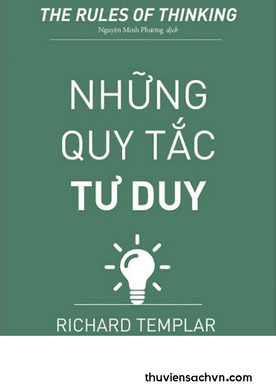 NHỮNG QUY TẮC TƯ DUY