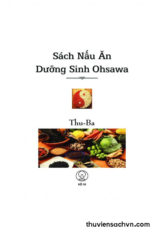 SÁCH NẤU ĂN DƯỠNG SINH OHSAWA