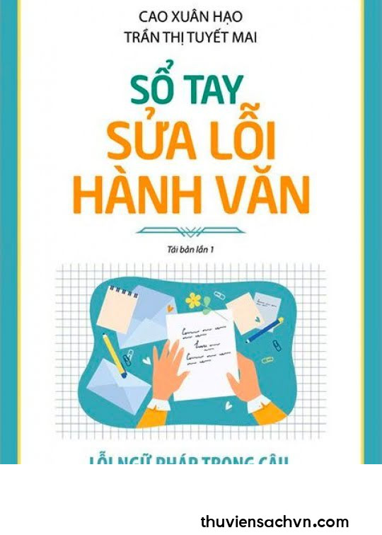 SỔ TAY SỬA LỖI HÀNH VĂN