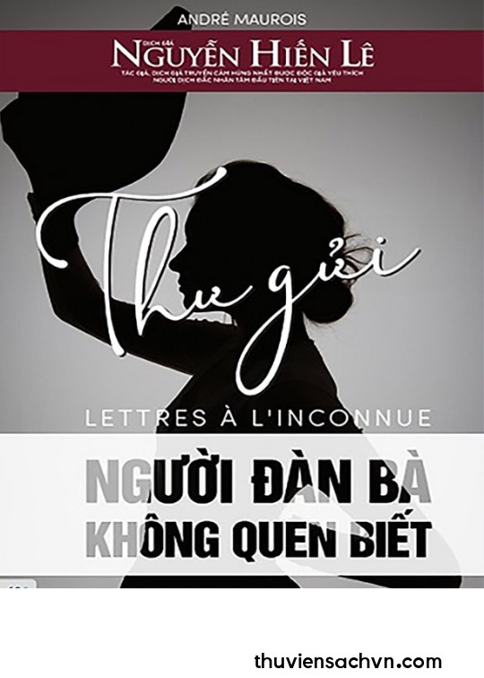 THƯ GỬI NGƯỜI ĐÀN BÀ KHÔNG QUEN BIẾT