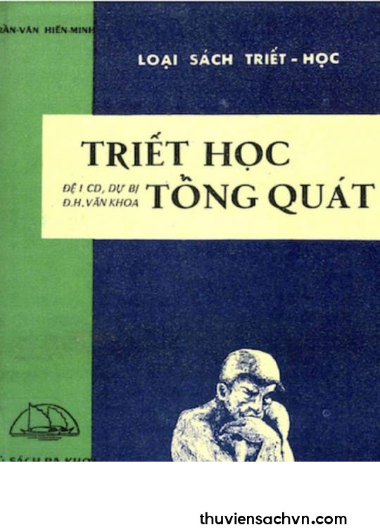 TRIẾT HỌC TỔNG QUÁT