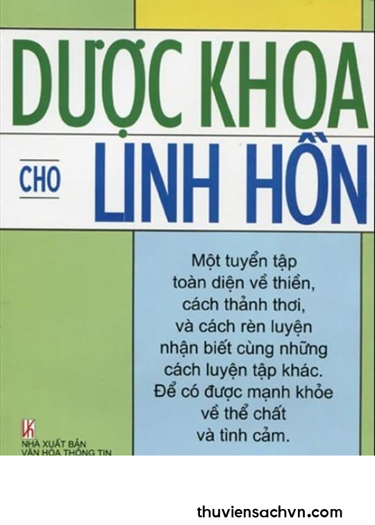 TỦ THUỐC CHO LINH HỒN