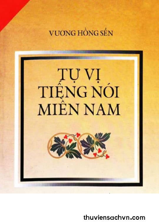 TỰ VỊ TIẾNG NÓI MIỀN NAM