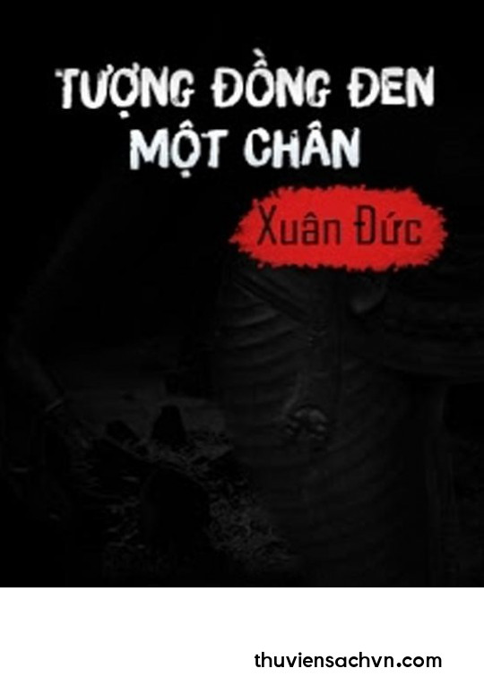 TƯỢNG ĐỒNG ĐEN MỘT CHÂN