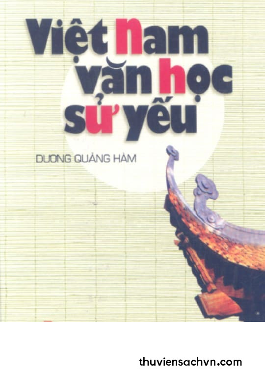 VIỆT NAM VĂN HỌC SỬ YẾU