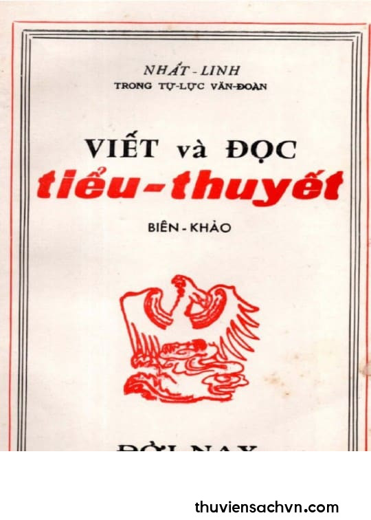 VIẾT VÀ ĐỌC TIỂU THUYẾT