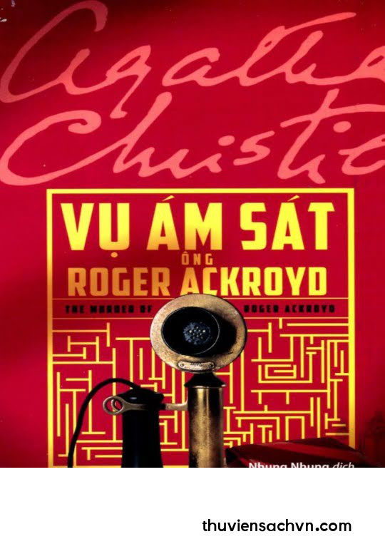 VỤ ÁM SÁT ÔNG ROGER ACKROYD