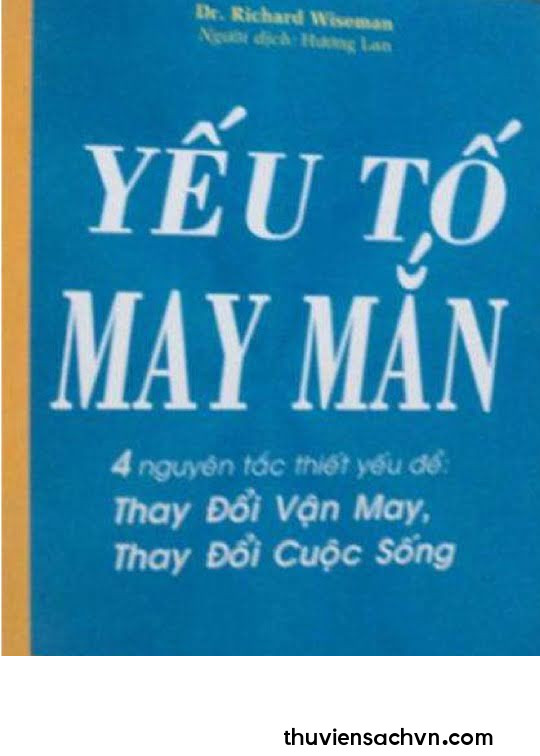 YẾU TỐ MAY MẮN